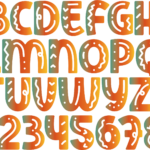 BOHO Style Self Adhesive Letters