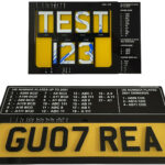 4D 3D Number Plate Jig Spacing Kit 2 JIGS (Standard Oblong + Motorcyle Oblong)