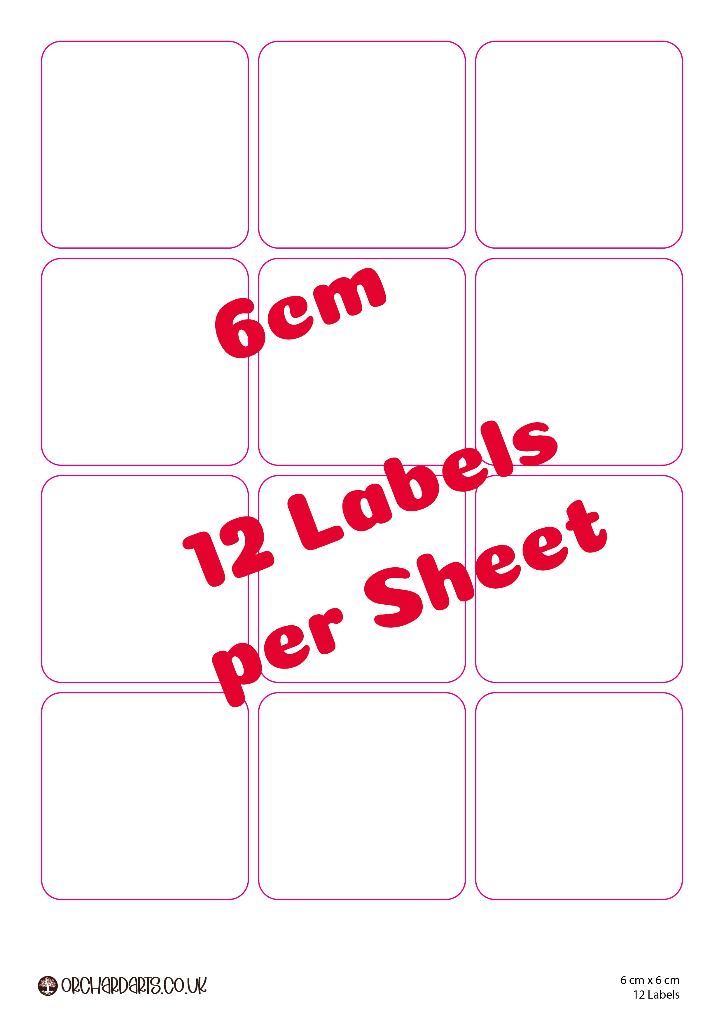 Custom Square Labels Logo * Personalised Stickers * Business Labels *