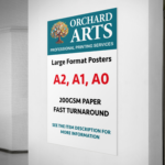 Full Colour Poster Printing Satin or Gloss Finish Premium 200gsm Paper A0 A1 A2 Sizes